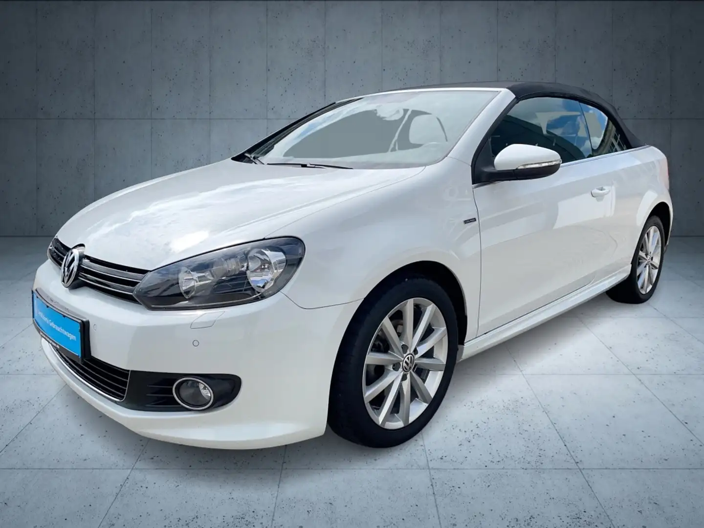Volkswagen Golf VI Cabrio LOUNGE 1.2 TSI LM+SHZ+PDC+Navi Blanc - 2
