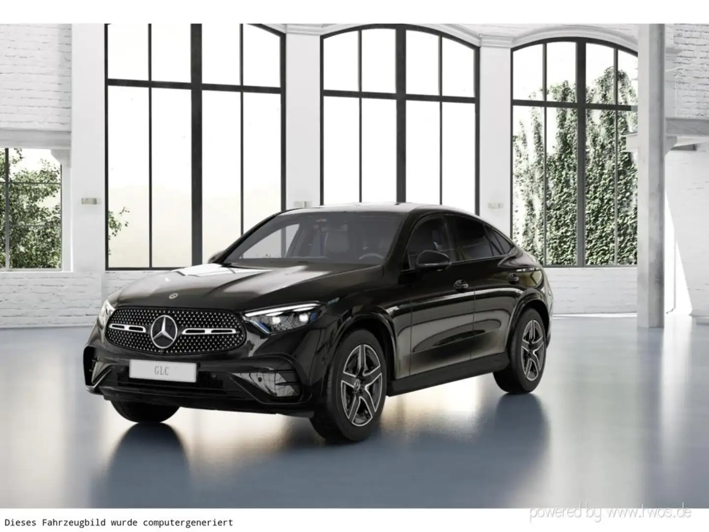 Mercedes-Benz GLC 200 d 4MATIC Coupé AMG/MEMORY/DIST/AHK/360 Negro - 1