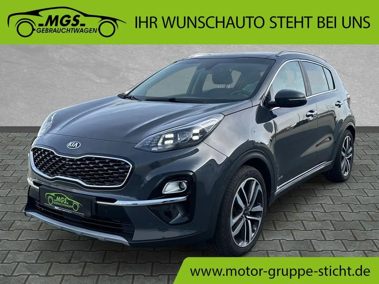 Kia Sportage Platinum Edition 4WD 2.0 Diesel DAB Gris - 1
