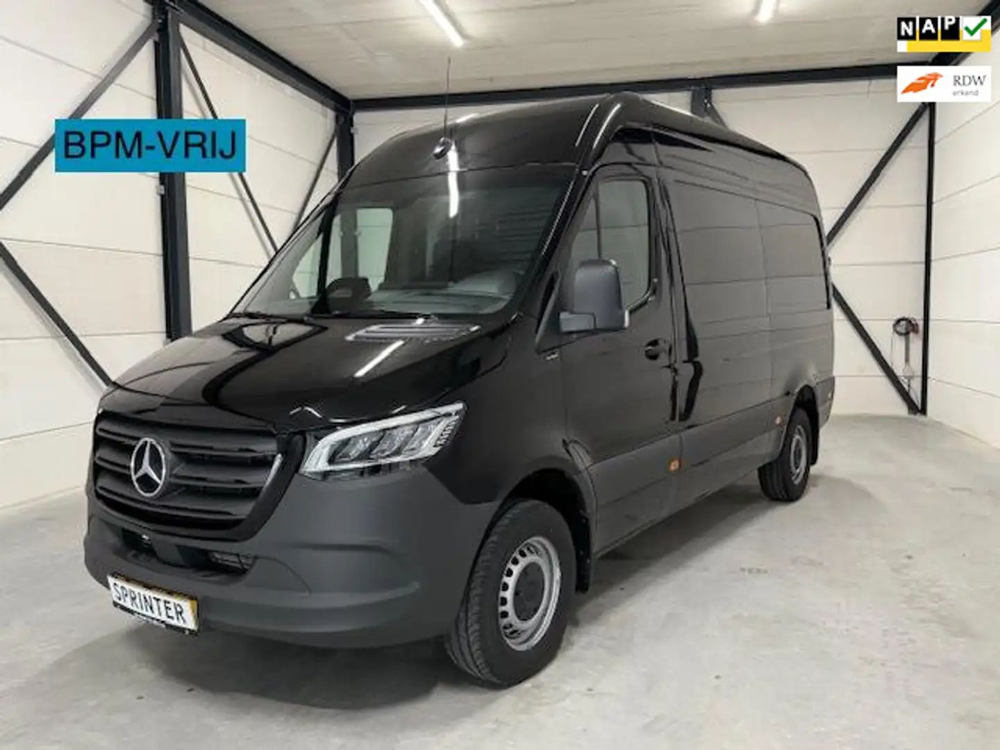 Mercedes-Benz Sprinter 317 1.9 CDI L2H2 Select HD 170 Pk Automaat BPM-Vri Zwart - 1
