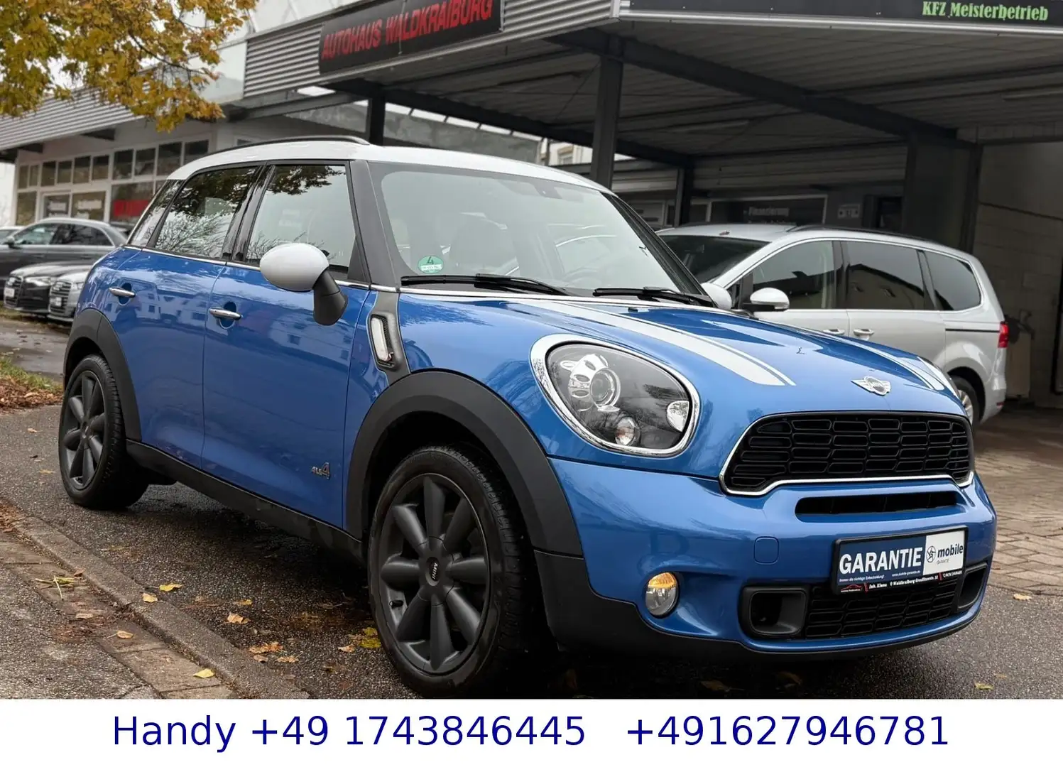 MINI Cooper S Countryman 1.6i Automatik/Vollleder/TOP Bleu - 1
