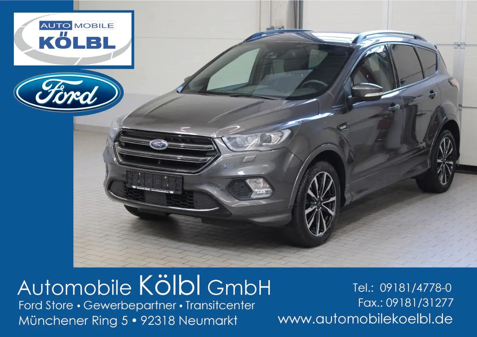 Ford Kuga ST-Line 2.0l TDCI 4x4/KAMERA/ACC/AHK/XENON/ Gris - 1
