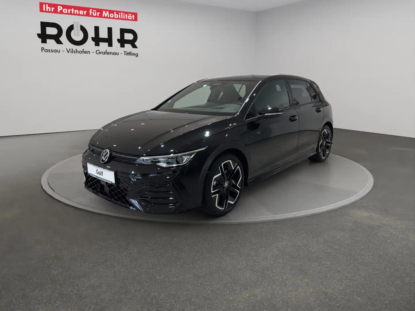 Volkswagen Golf VIII R-Line (AHK/BlackStyle/WR) 1.5 l eTSI 110 kW Noir - 2