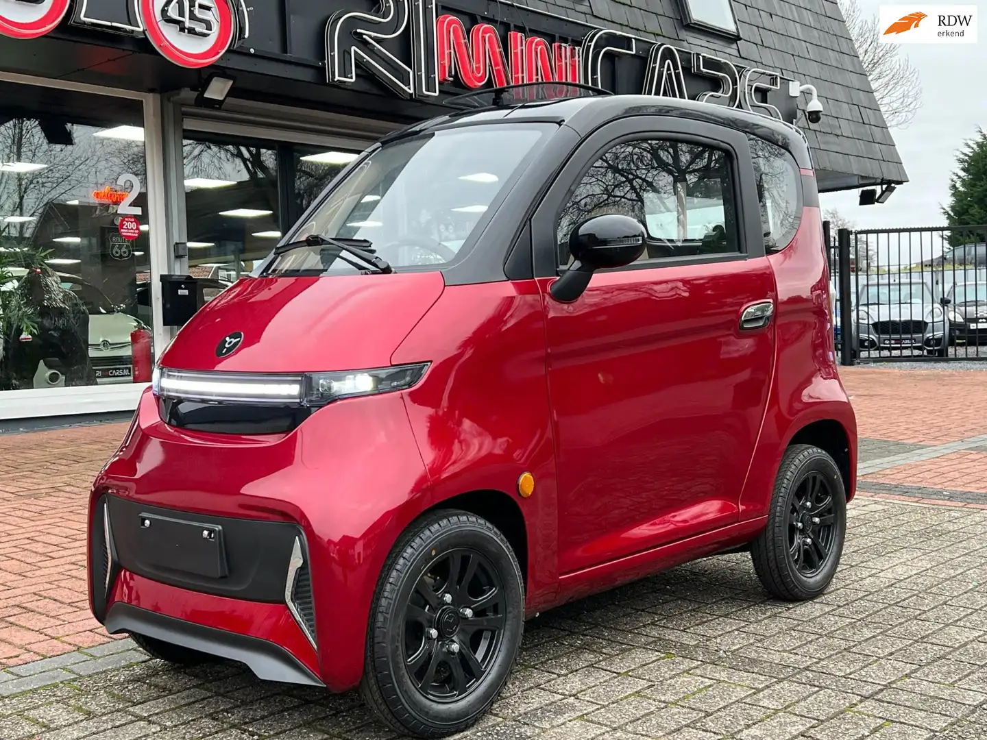 Drugi Ostali IVA Citycar Brommobiel | Rijbewijsvrij | Nieuw | E crvena - 1