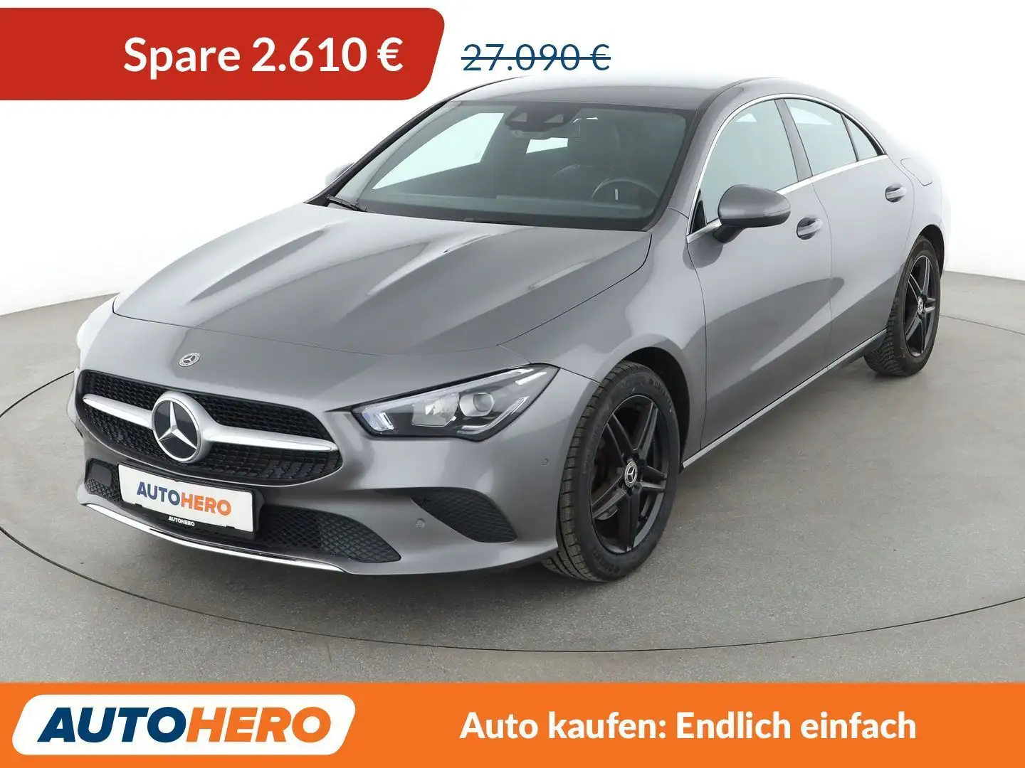 Mercedes-Benz CLA 180 Progressive Aut.*LED*NAVI*TEMPO*PDC*SHZ*KLIMA* Grau - 1