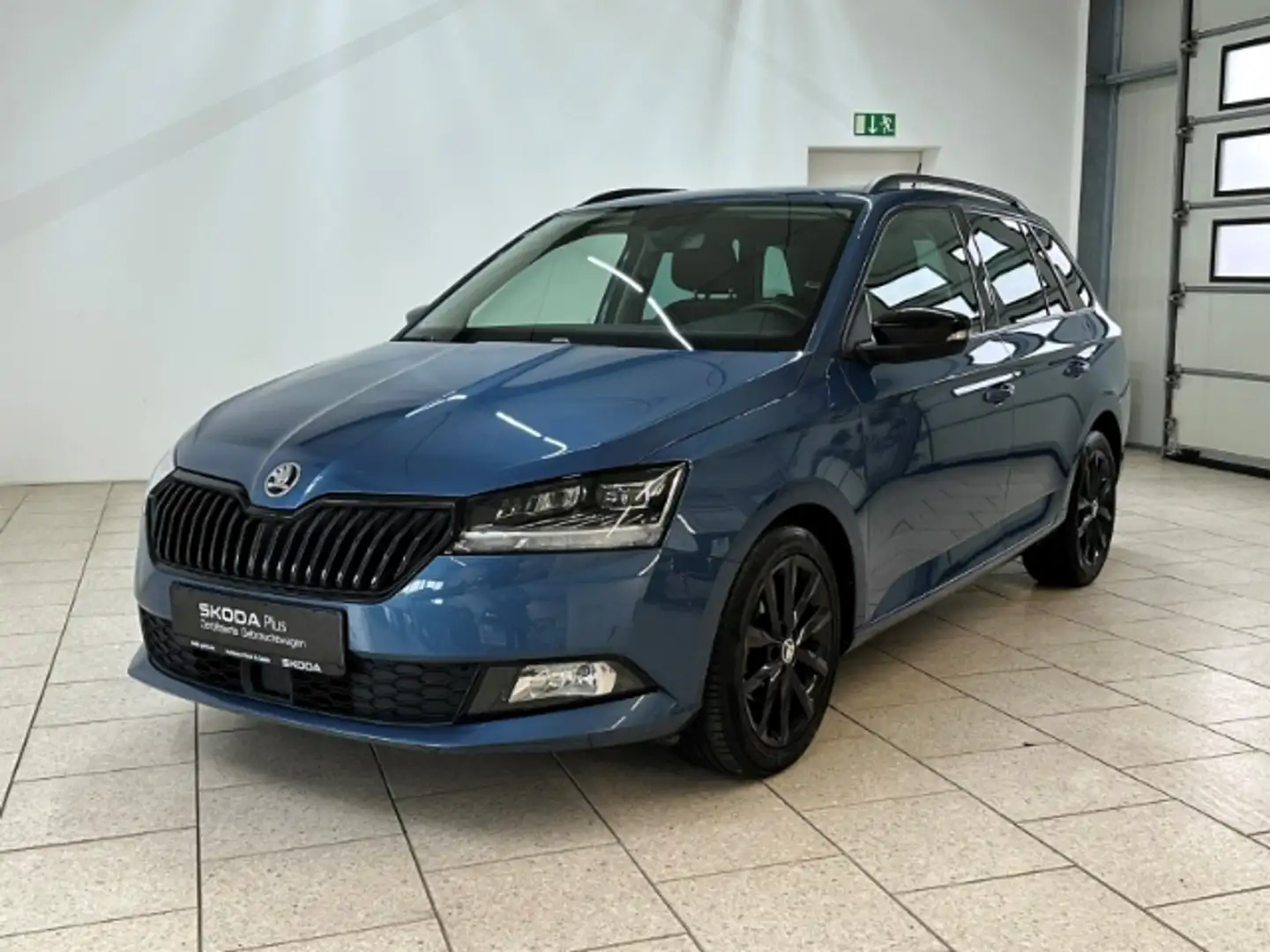 Skoda Fabia Combi 1.0 TSI Style AHK Kamera Freisprech SHZ Blau - 2