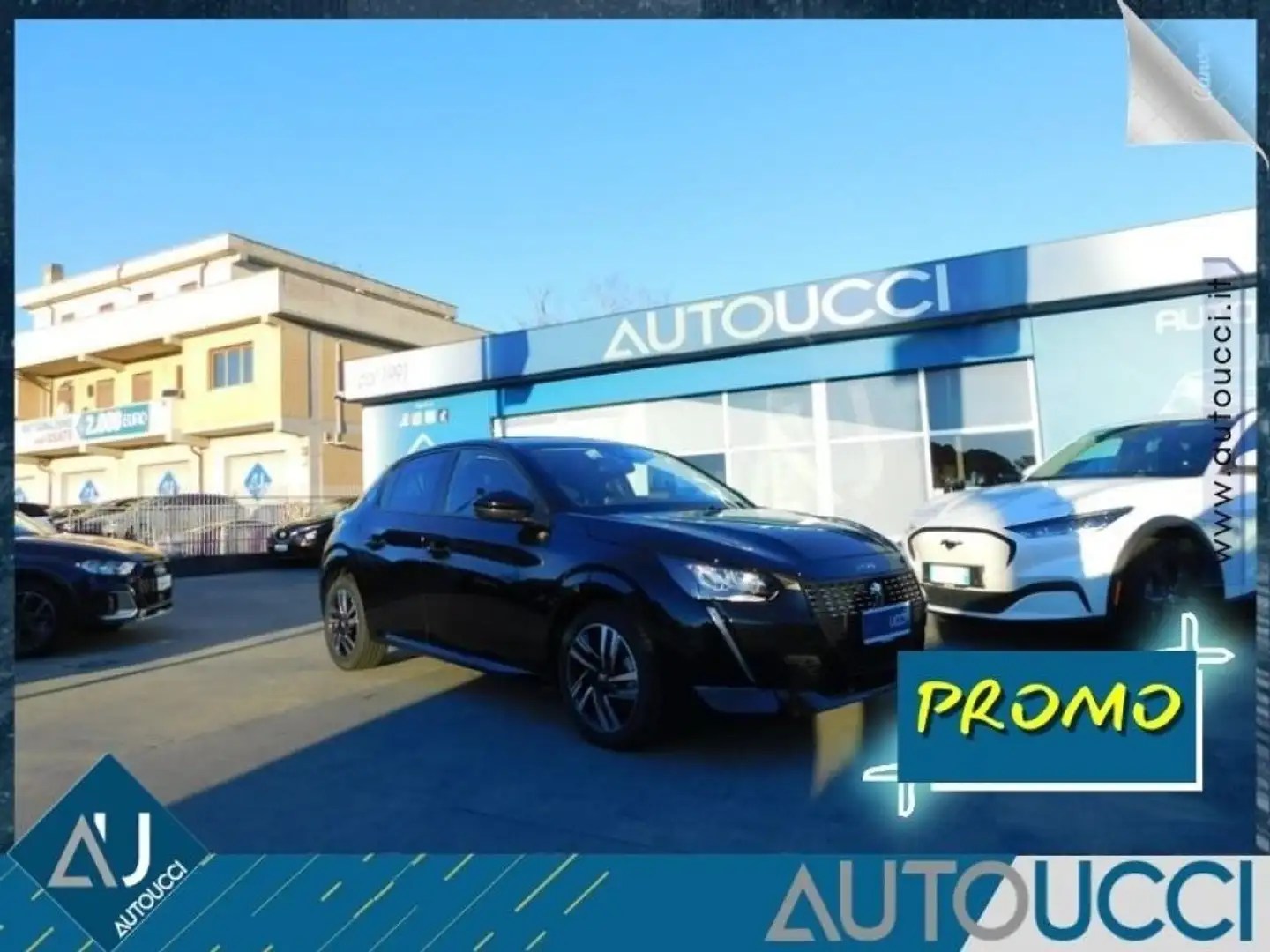 Peugeot 208 PureTech 100 CV S&S Allure Carplay Schwarz - 1