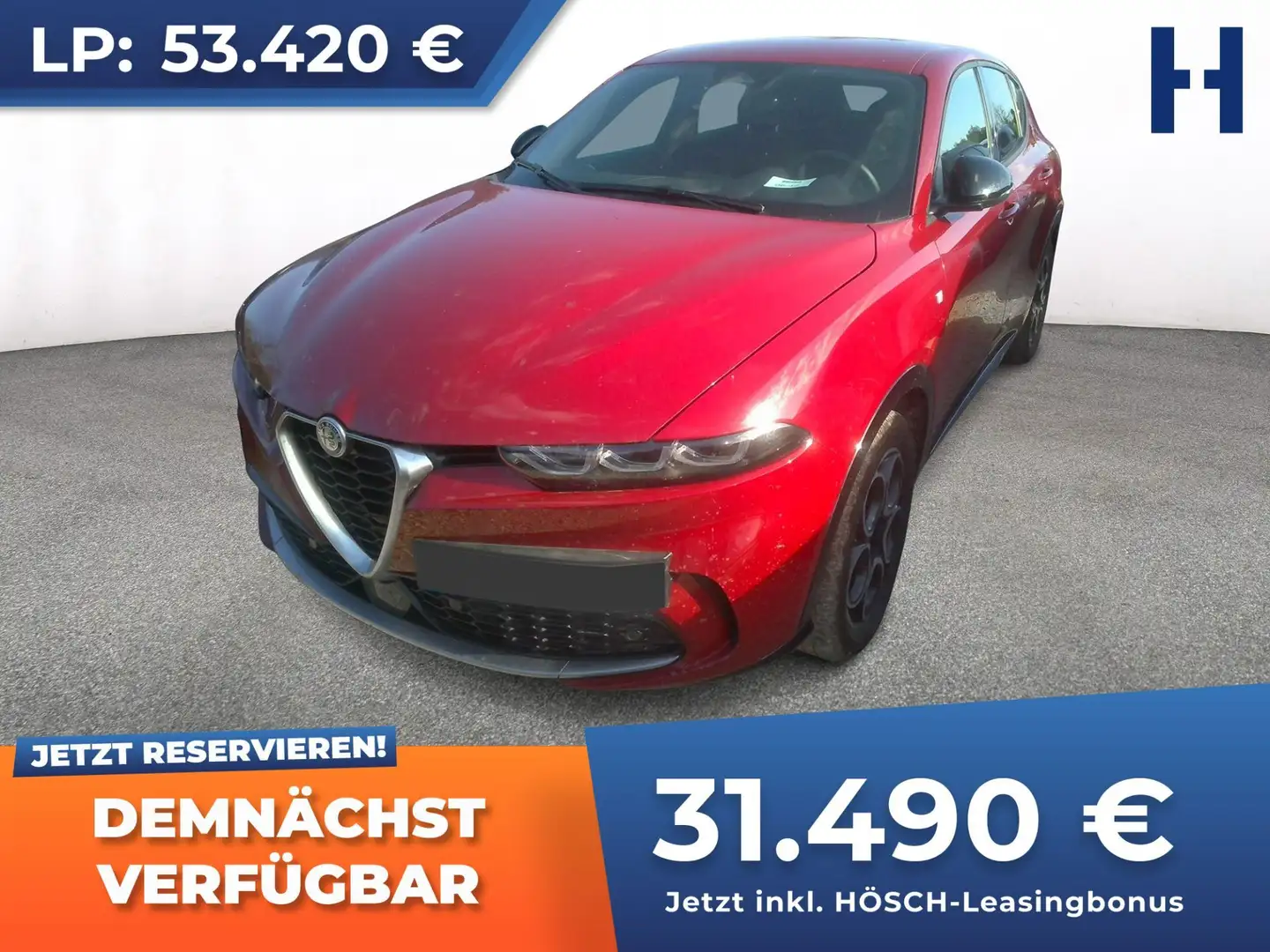 Alfa Romeo Tonale PHEV Ti 280 eAWD MATRIX KAMERA WENIG KM++ Rot - 1