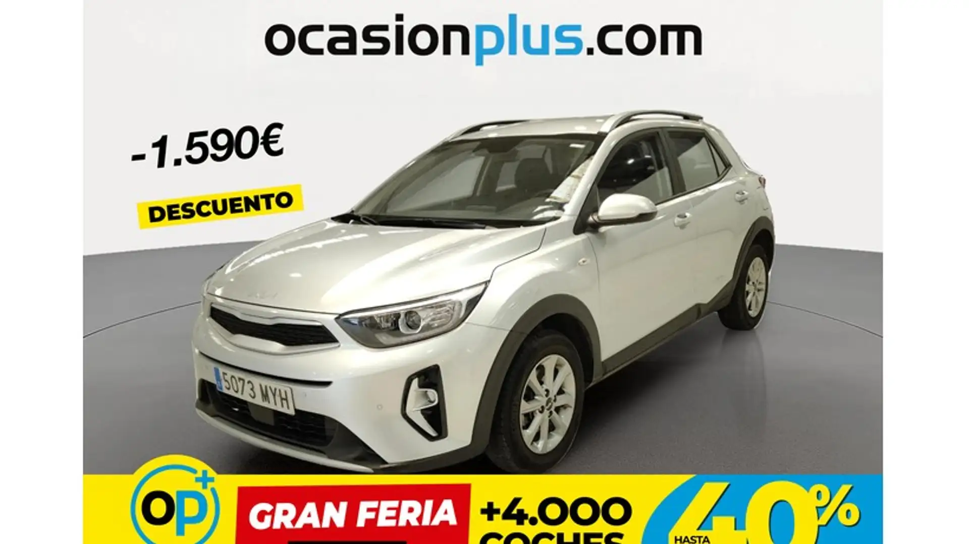 Kia Stonic 1.2 DPi Drive Plateado - 1