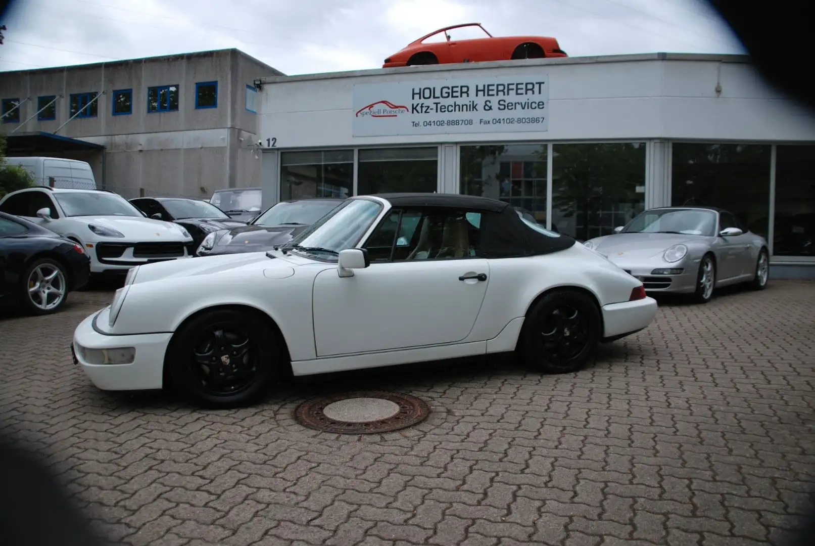 Porsche 964 Cabrio Weiß - 1