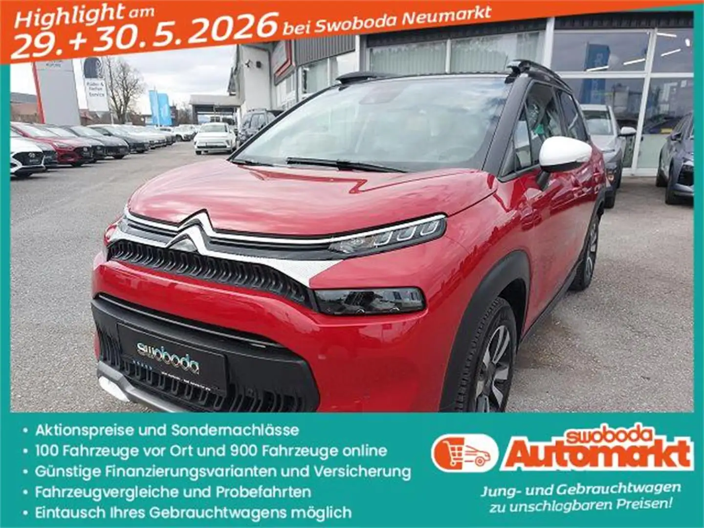 Citroen C3 Aircross Pure Tech 130 S&S EAT6 Shine Rot - 1