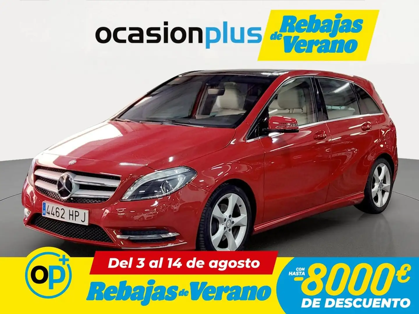 Mercedes-Benz B 180 180CDI BE 7G-DCT Rojo - 1