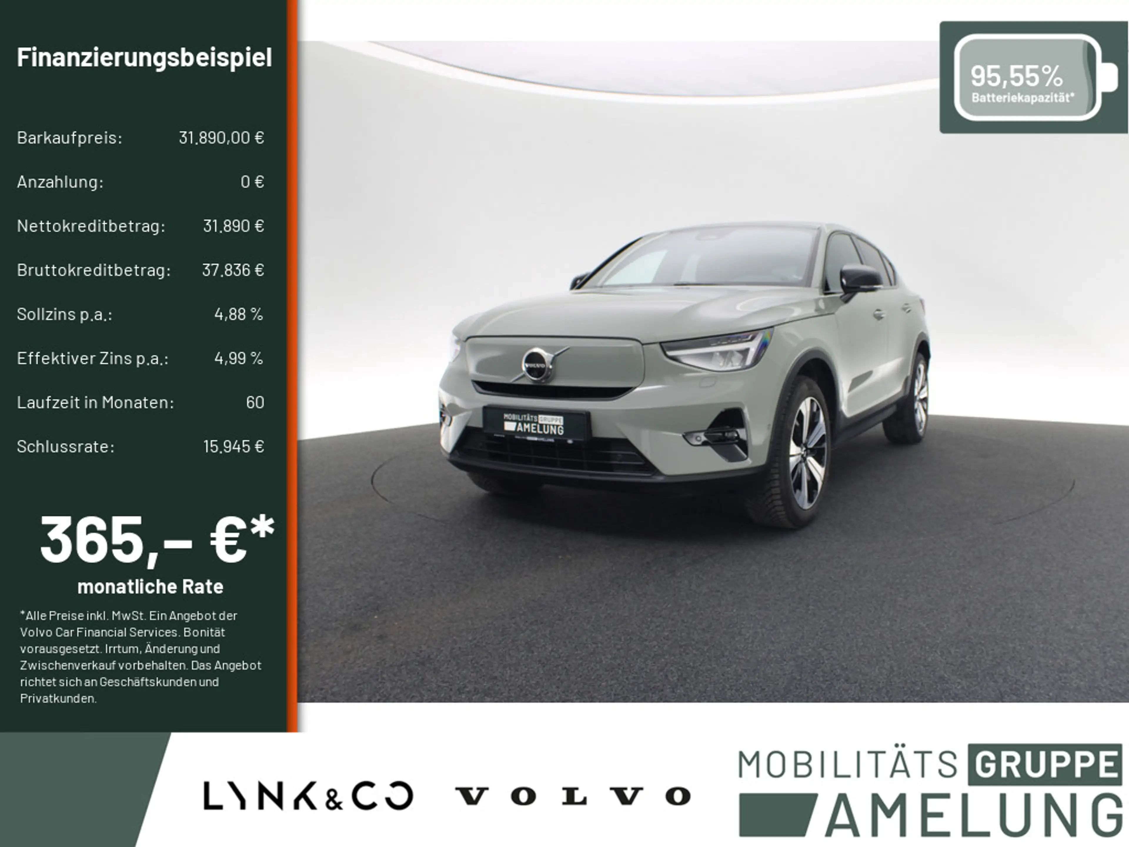 Volvo C40 Recharge Single Motor Ultimate PANO ACC