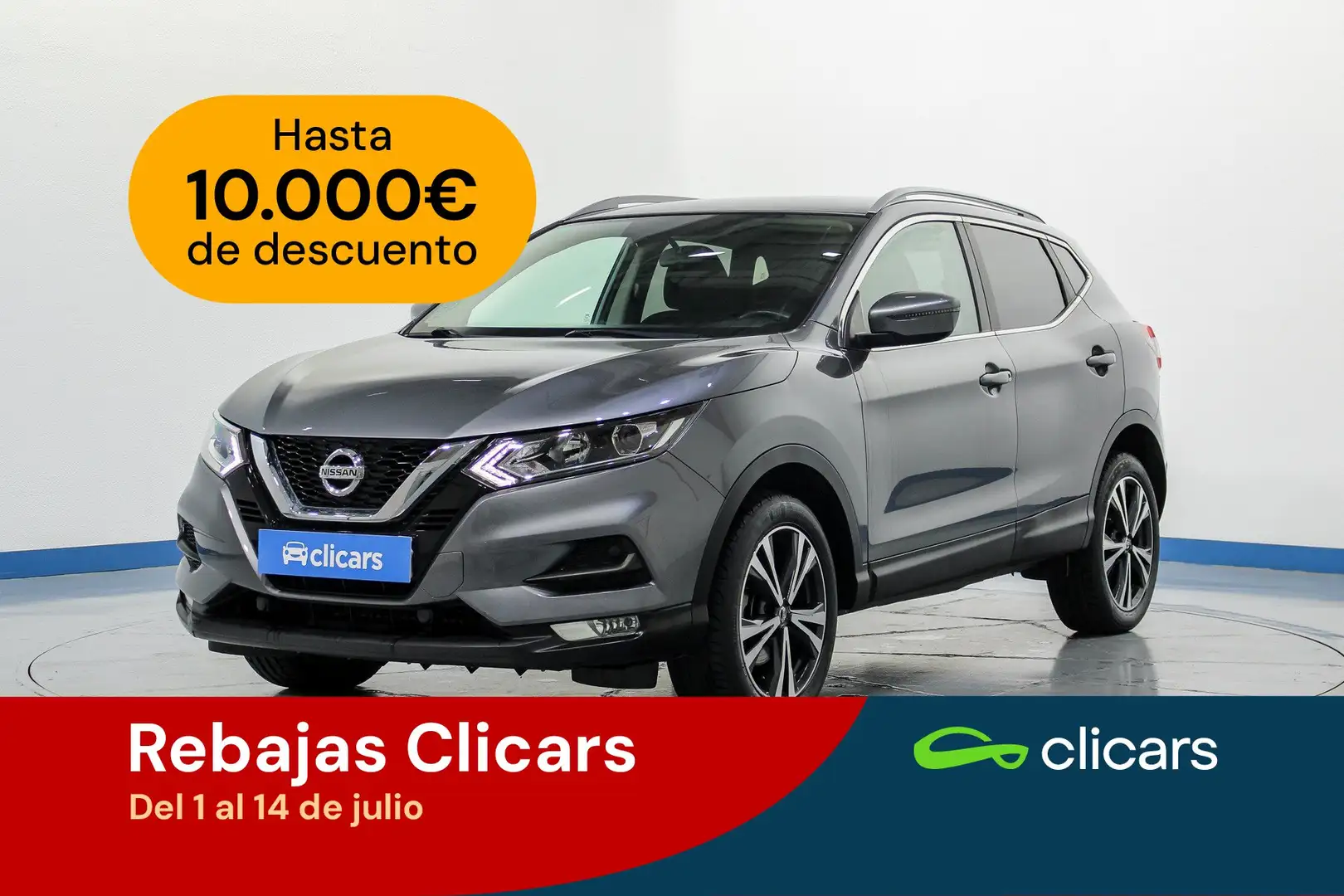 Nissan Qashqai 1.3 DIG-T Acenta 4x2 103kW Gris - 1