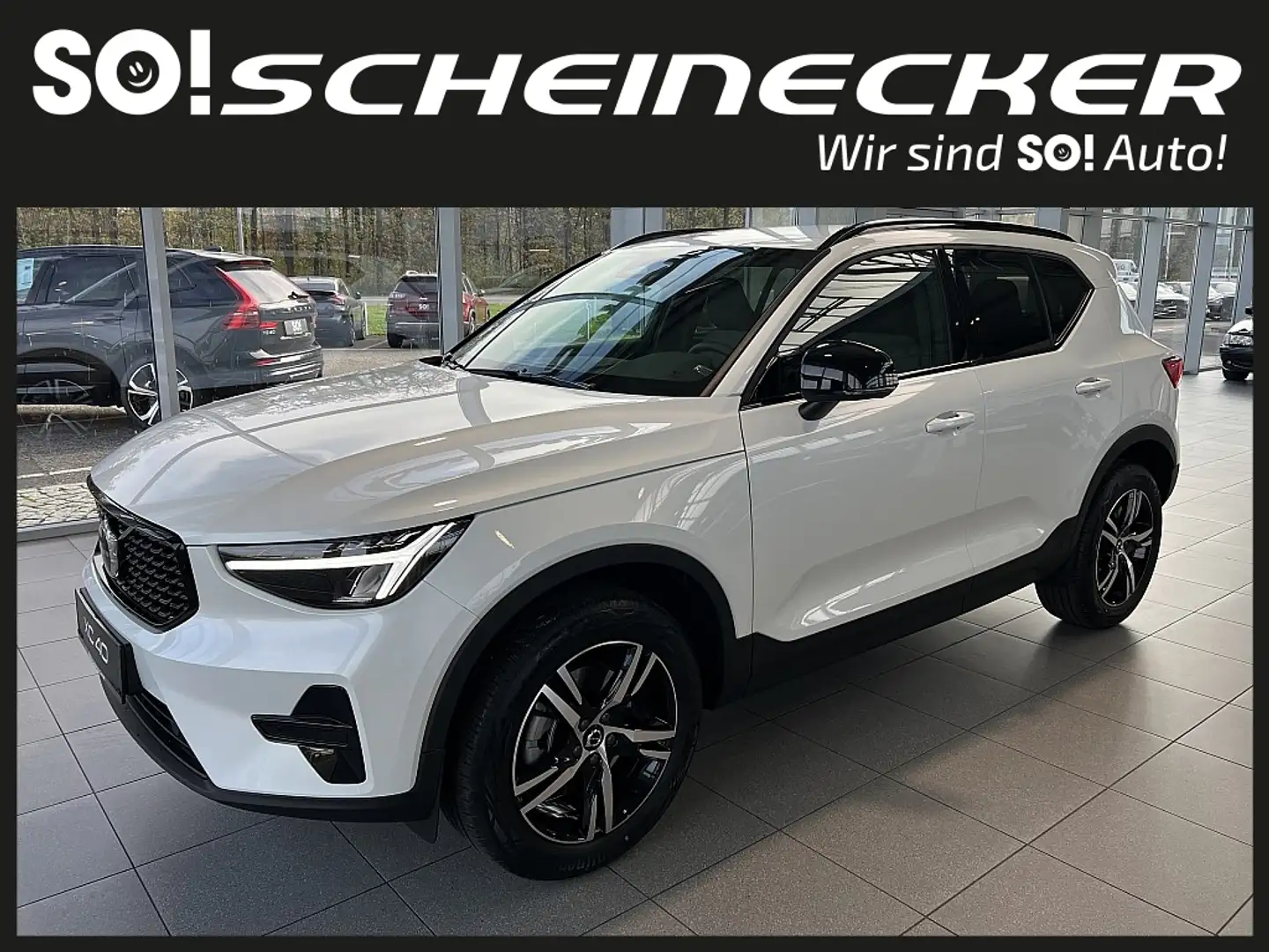 Volvo XC40 B3 Plus Dark Aut. Weiß - 2