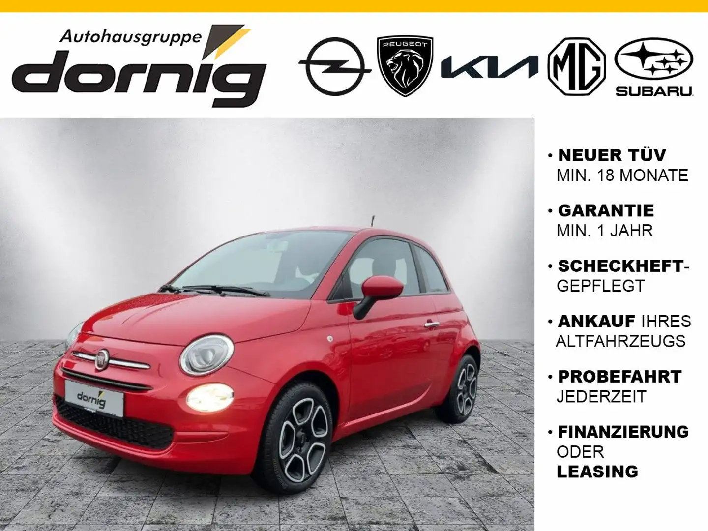 Fiat 500 Club, Klima Rot - 1