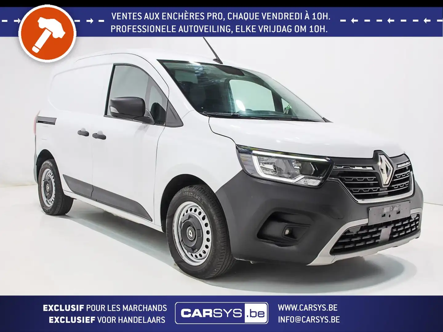 Renault Kangoo FOURGON - 1.5 DCI 115  CLIM - REGU - ATTElAGE Blanc - 1