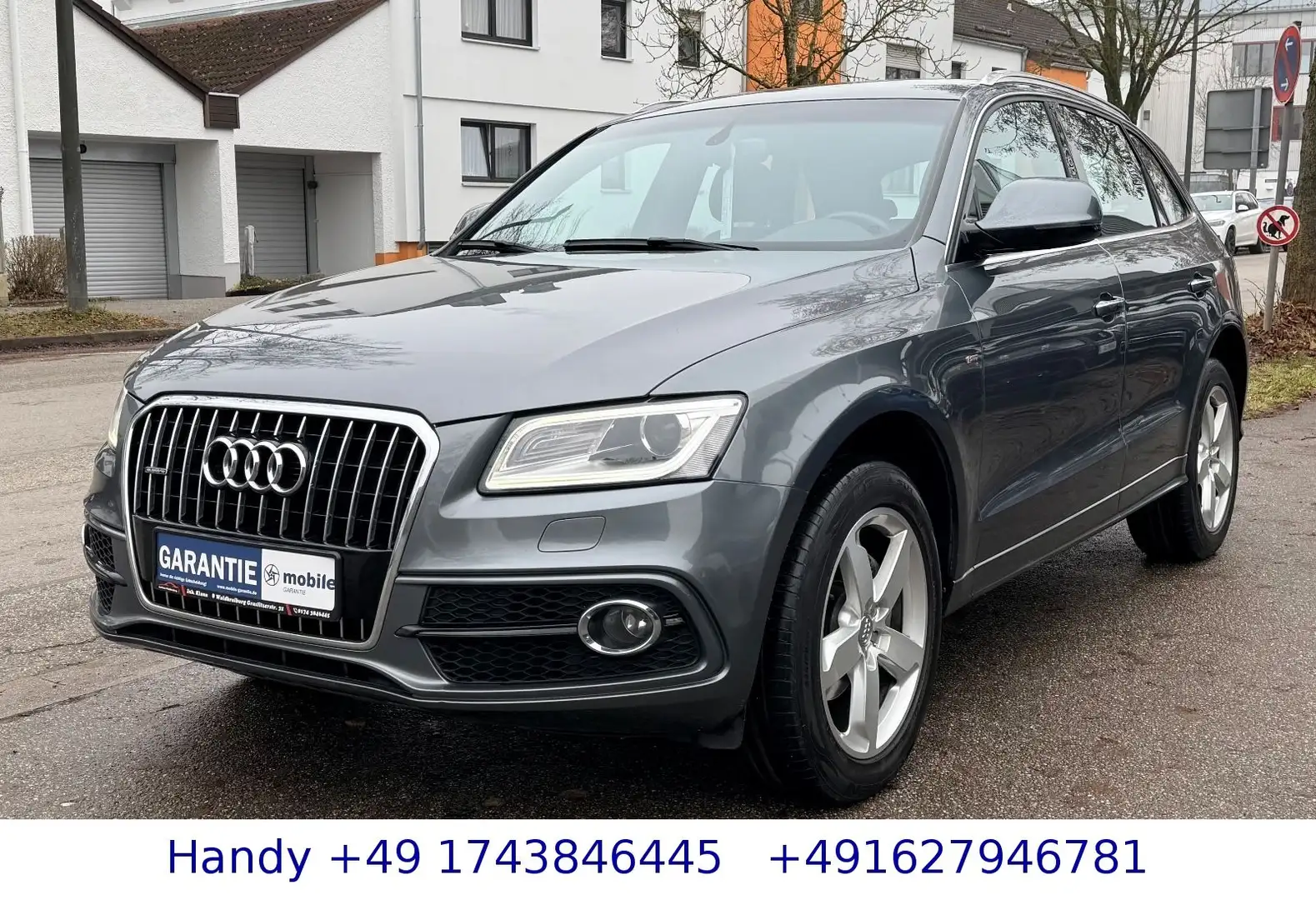 Audi Q5 2.0 TDI quattro S-Line/TÜV AU 10.2027/AHK Grau - 2
