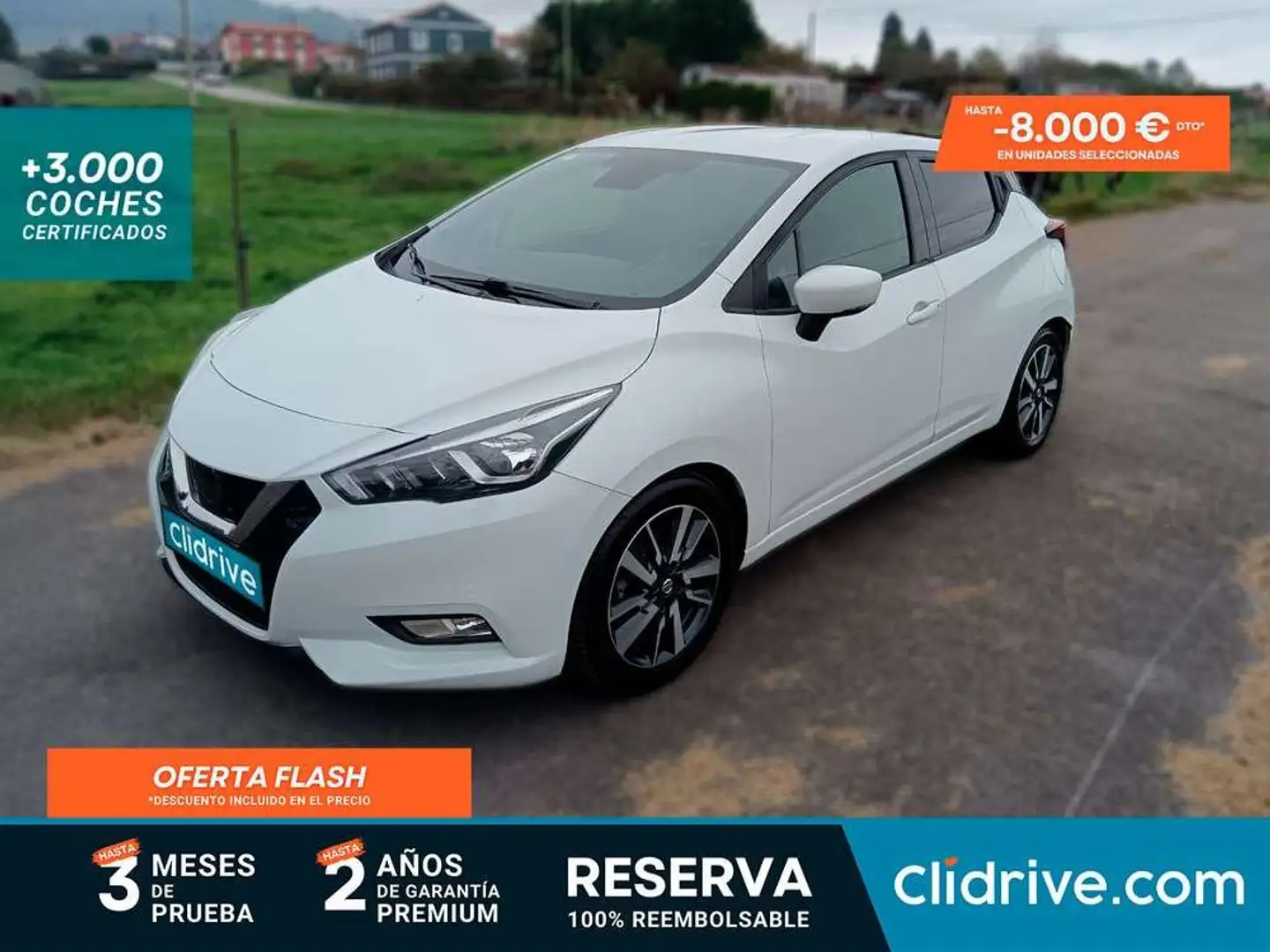 Nissan Micra 1.5dCi S&S N-Connecta 90 Blanc - 1