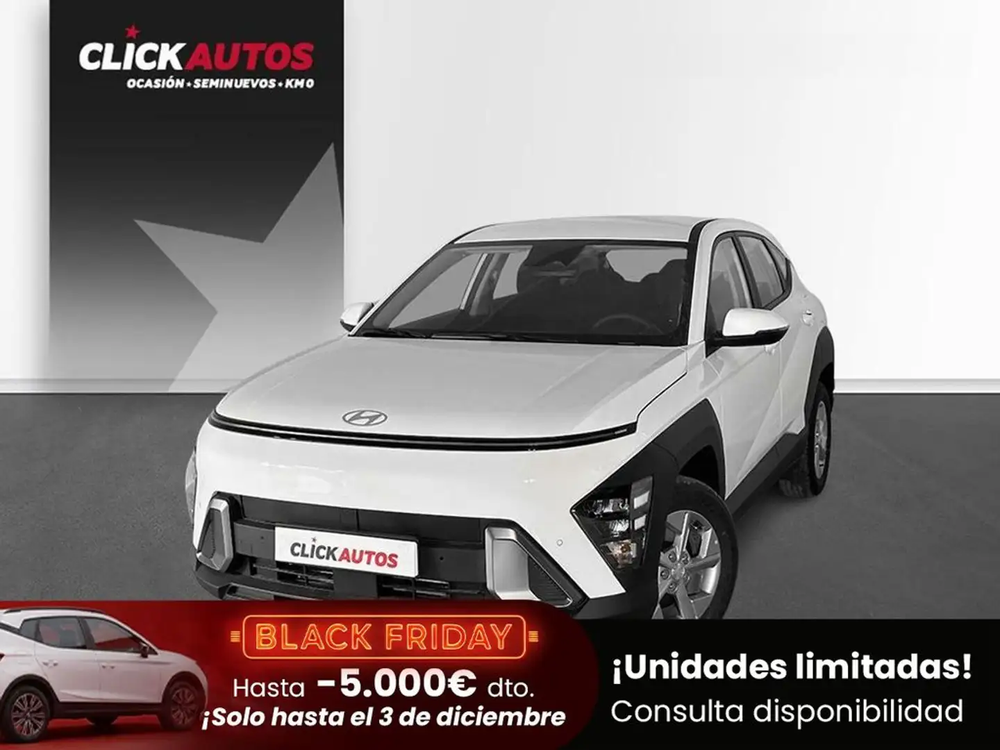Hyundai KONA 1.6 GDI 141CV HEV Maxx DCT Blanc - 1