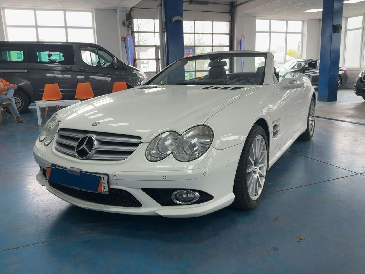 Mercedes-Benz SL 500 5.5 EVO 387CV 7G-TRONIC AMG PACK !   ASI ! SOLO 87000KM ! BIANCO ORIGINALE ! FULL SERVICE MB !