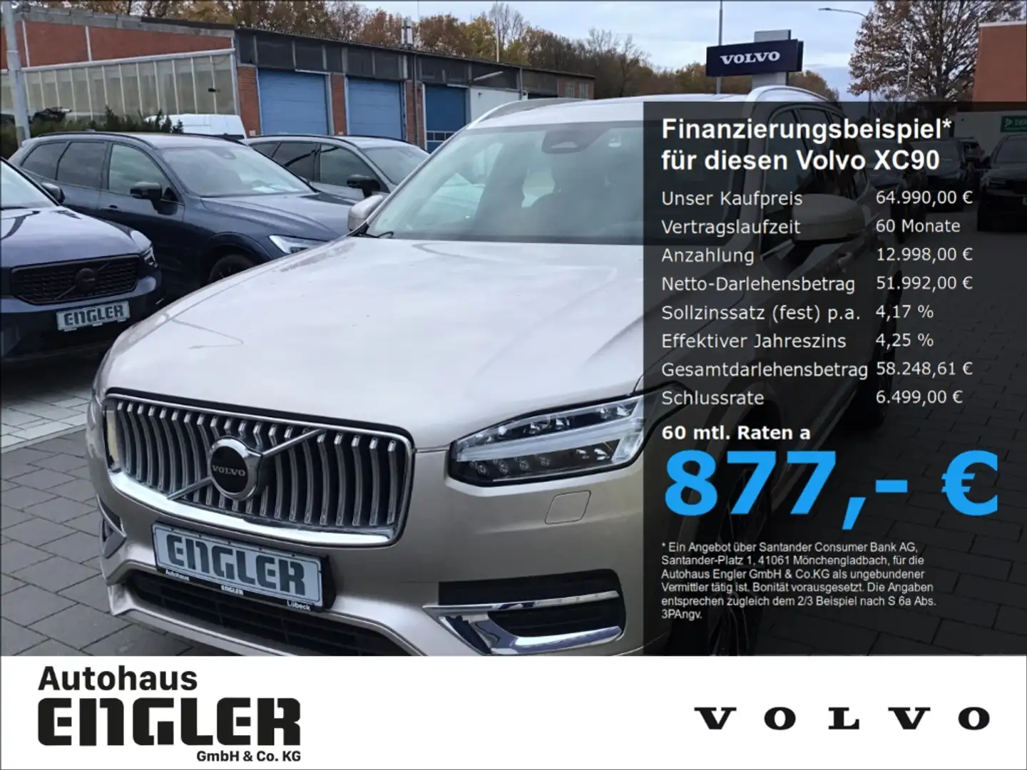 Volvo XC90 T8 Ultimate Bright AWD 7-Sitzer Stdhzg. Cam Grau - 1