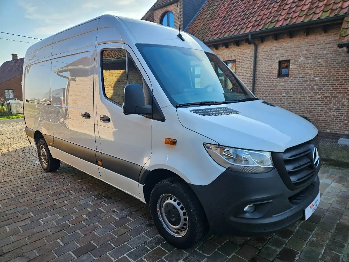 Mercedes-Benz Sprinter 317CDI 32250 EX BTW L2H2 RWD AUTOMAAT NAVI AIRCO Blanc - 1