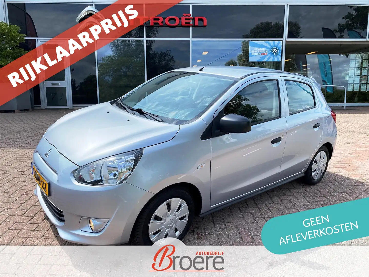 Mitsubishi Space Star 1.0 71PK Inform | airconditioning, radio met aux a Grijs - 1