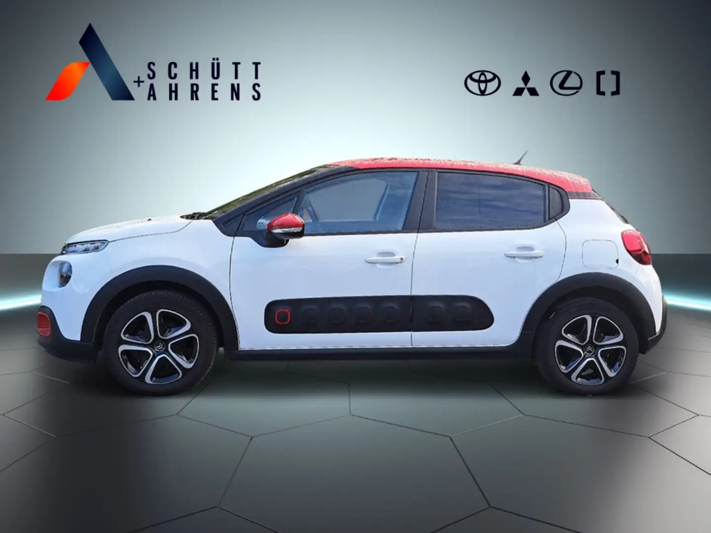 Citroen C3 Feel 1,2 Pure Tech 68 EU6d-T Klima,Airbags, ABS, T Wit - 2