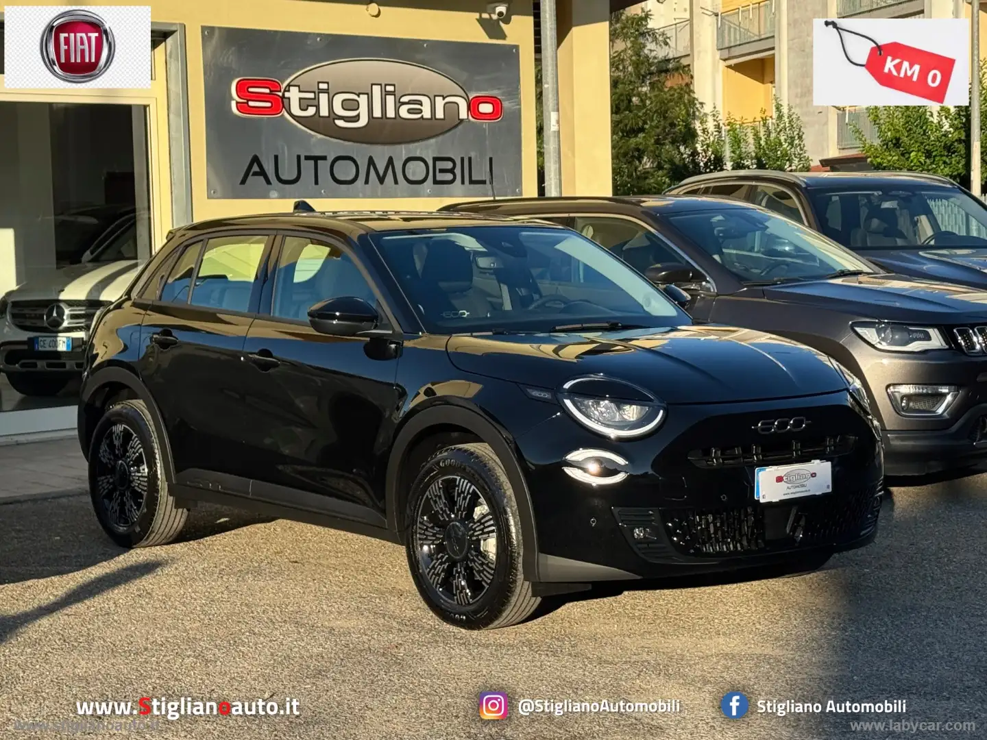 Fiat 600 Hybrid 110 CV DCT MHEV Icon KM0 Nero - 1