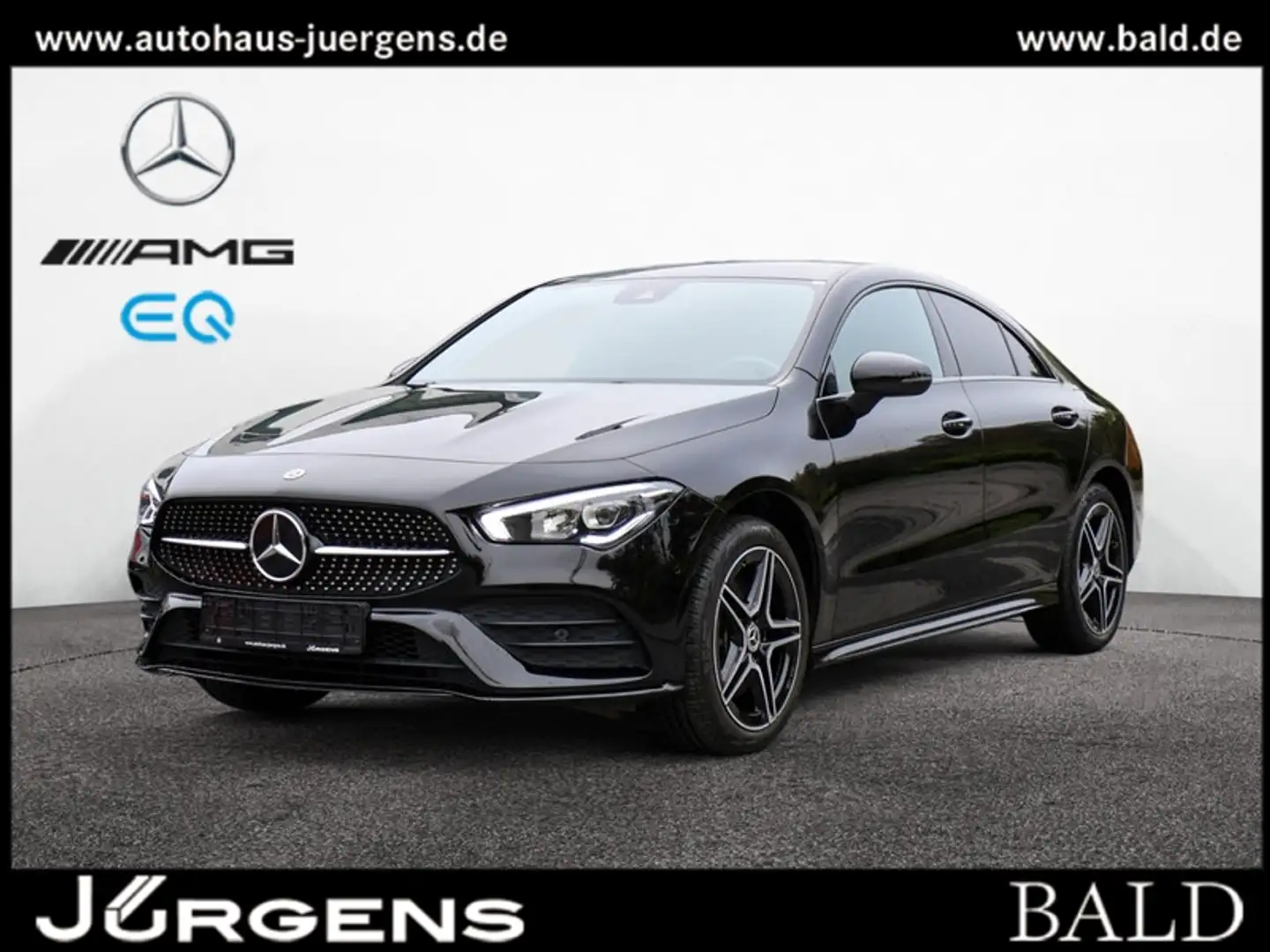 Mercedes-Benz CLA 250 e Coupé AMG-Sport/LED/Cam/AHK/Night/Ambi Schwarz - 1
