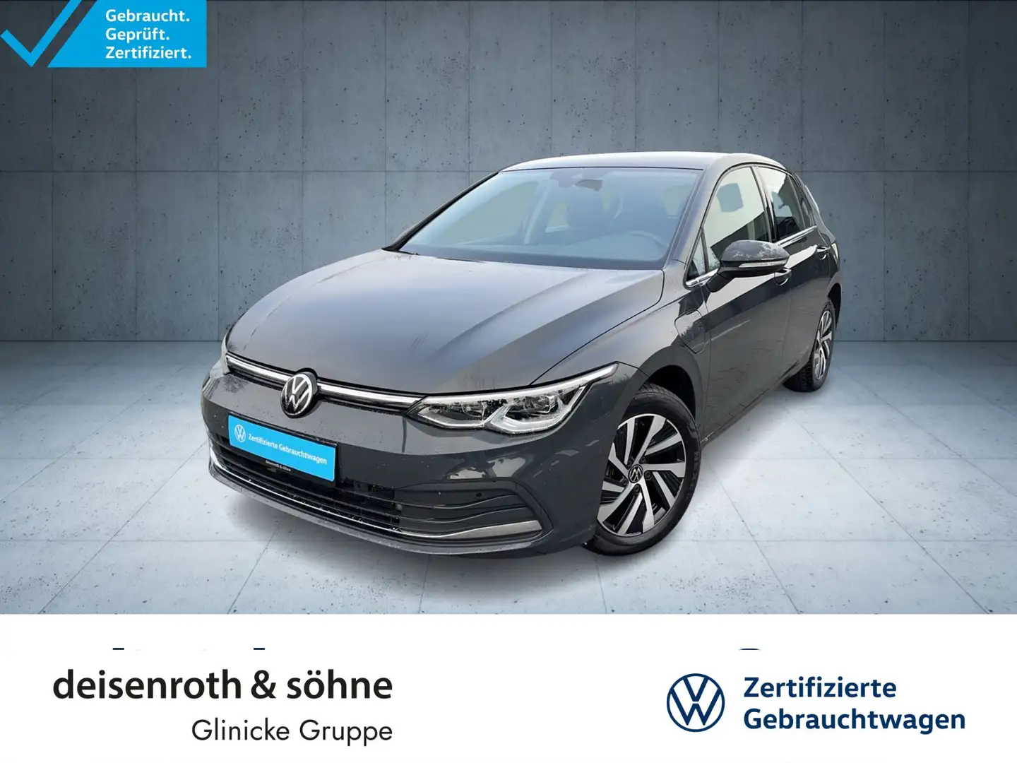 Volkswagen Golf Style eHybrid LED+/Nav/Kam/ACC/Business/SHZ Grau - 1