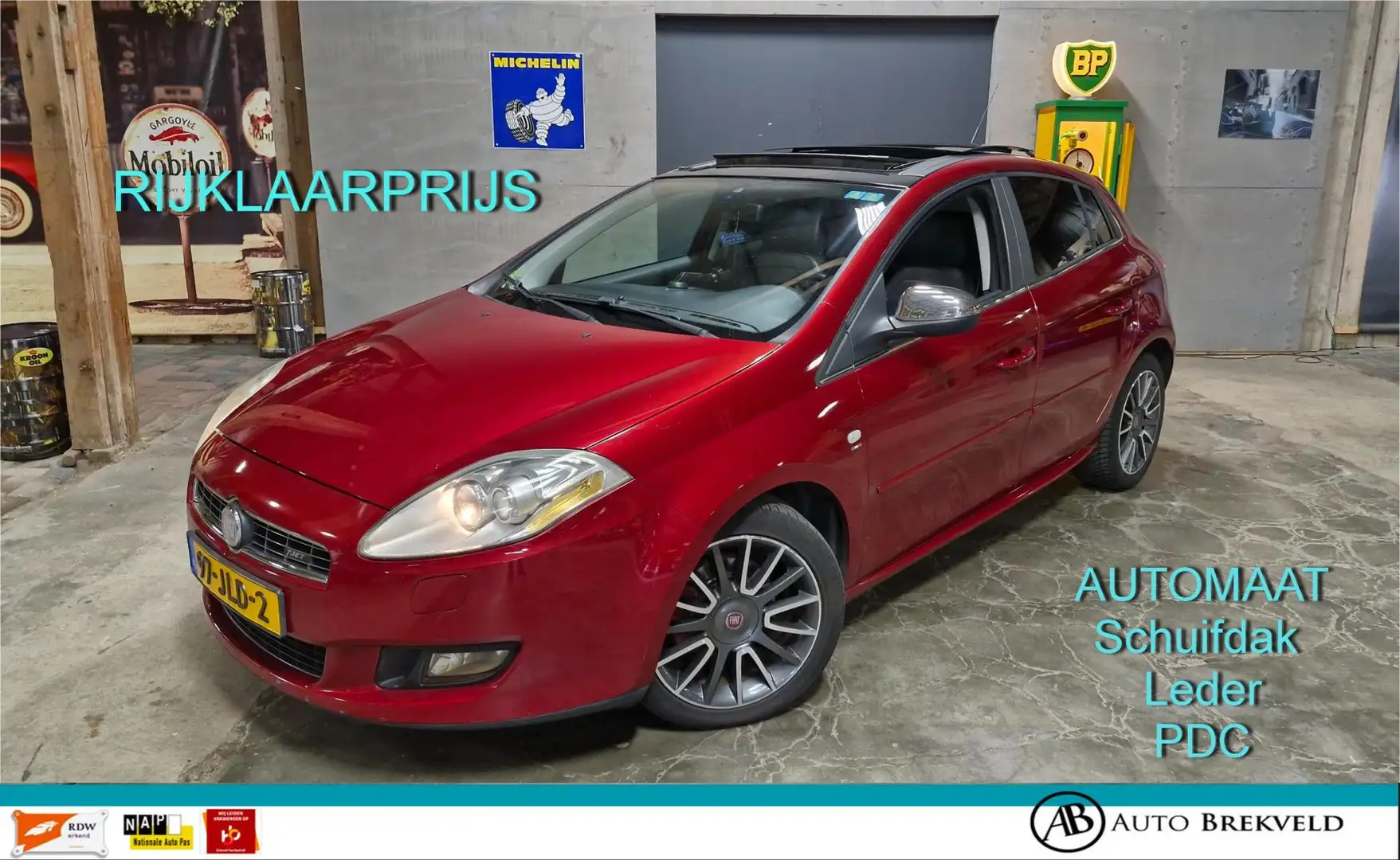 Fiat Bravo 1.4 T-Jet Edizione Sport AUTOMAAT 120PK | Rijklaar Rojo - 1
