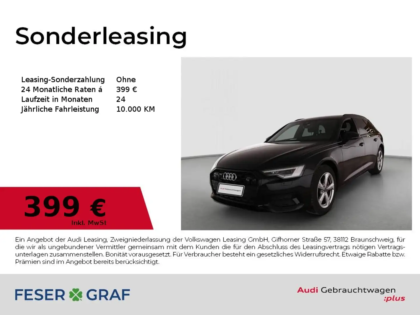 Audi A6 Avant 45 TDI qu S tronic - AHK - MATRIX Schwarz - 1
