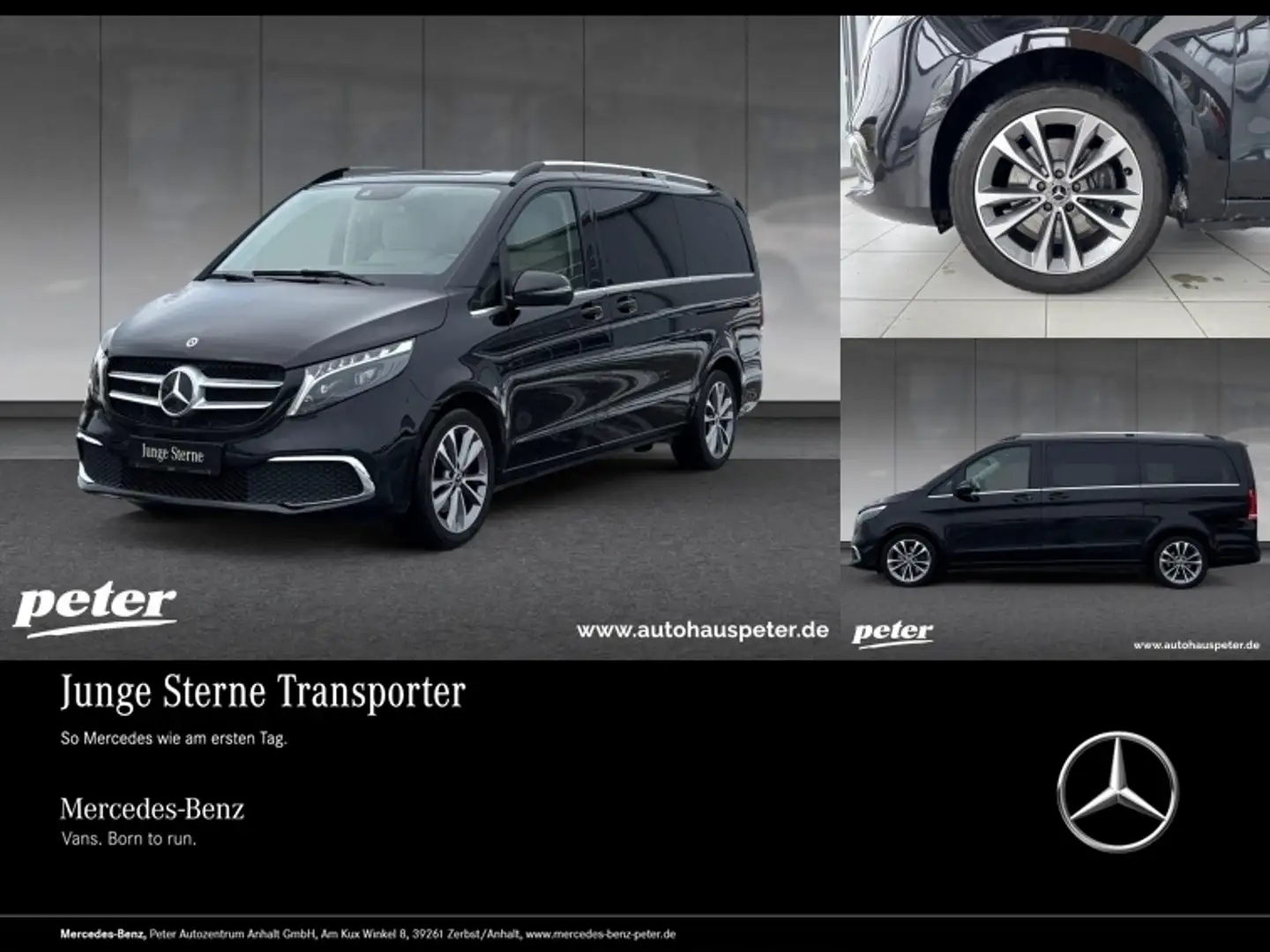Mercedes-Benz V 250 d Avantgarde Edition DISTR+AHK+STHZG+TISCH Black - 1