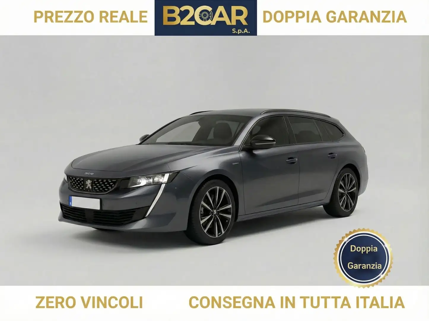 Peugeot 508 508 Plug-in Hybrid 225 e-EAT8 SW Allure Gris - 1