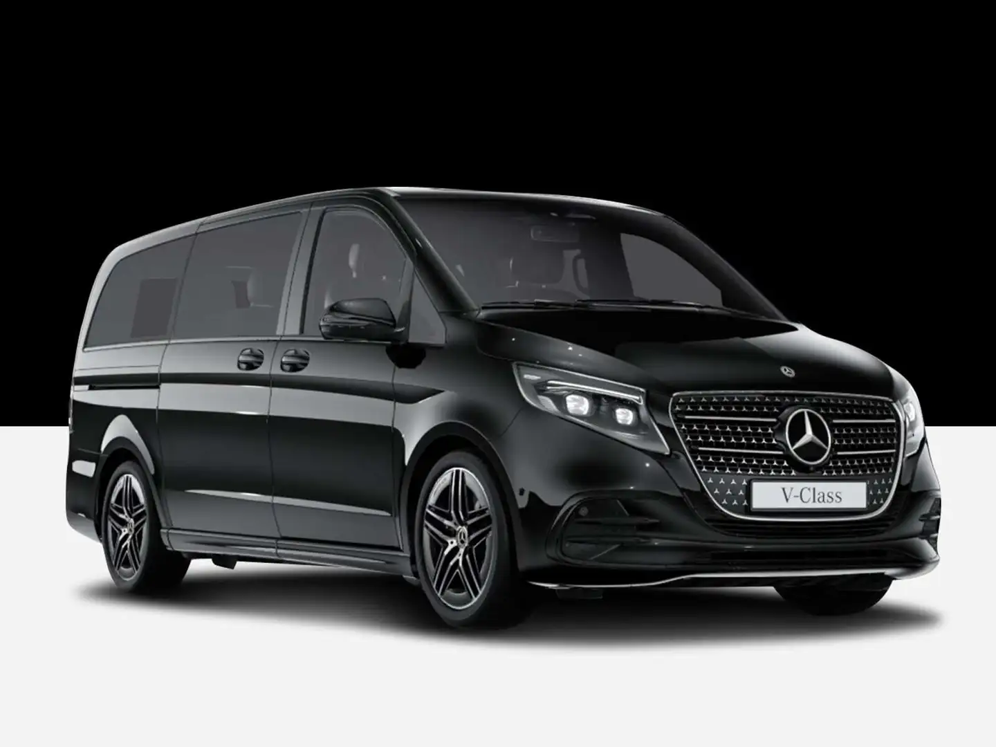 Mercedes-Benz V 300 V 300 d AVANTGARDE Lang  AMG Line/Basic/Navi/Klima Zwart - 1