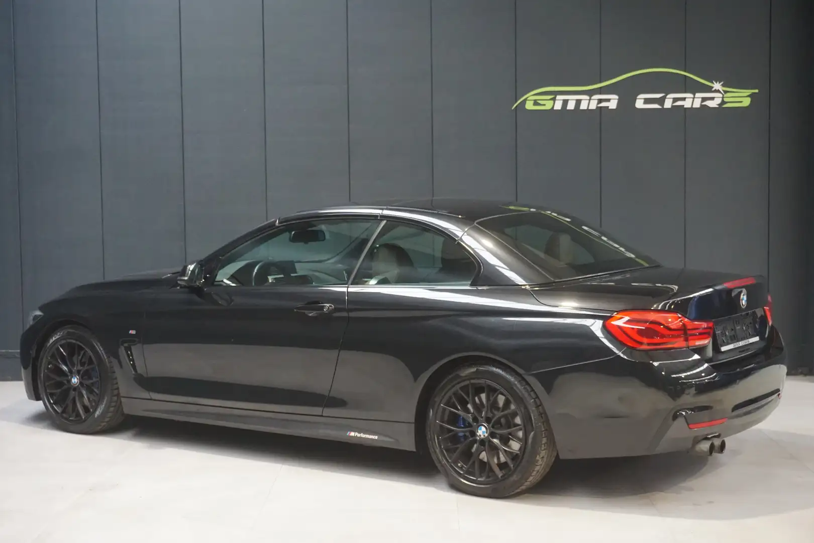 BMW 420 iA Automaat-M Performance-Nav-Leder-Led-Garantie Zwart - 2