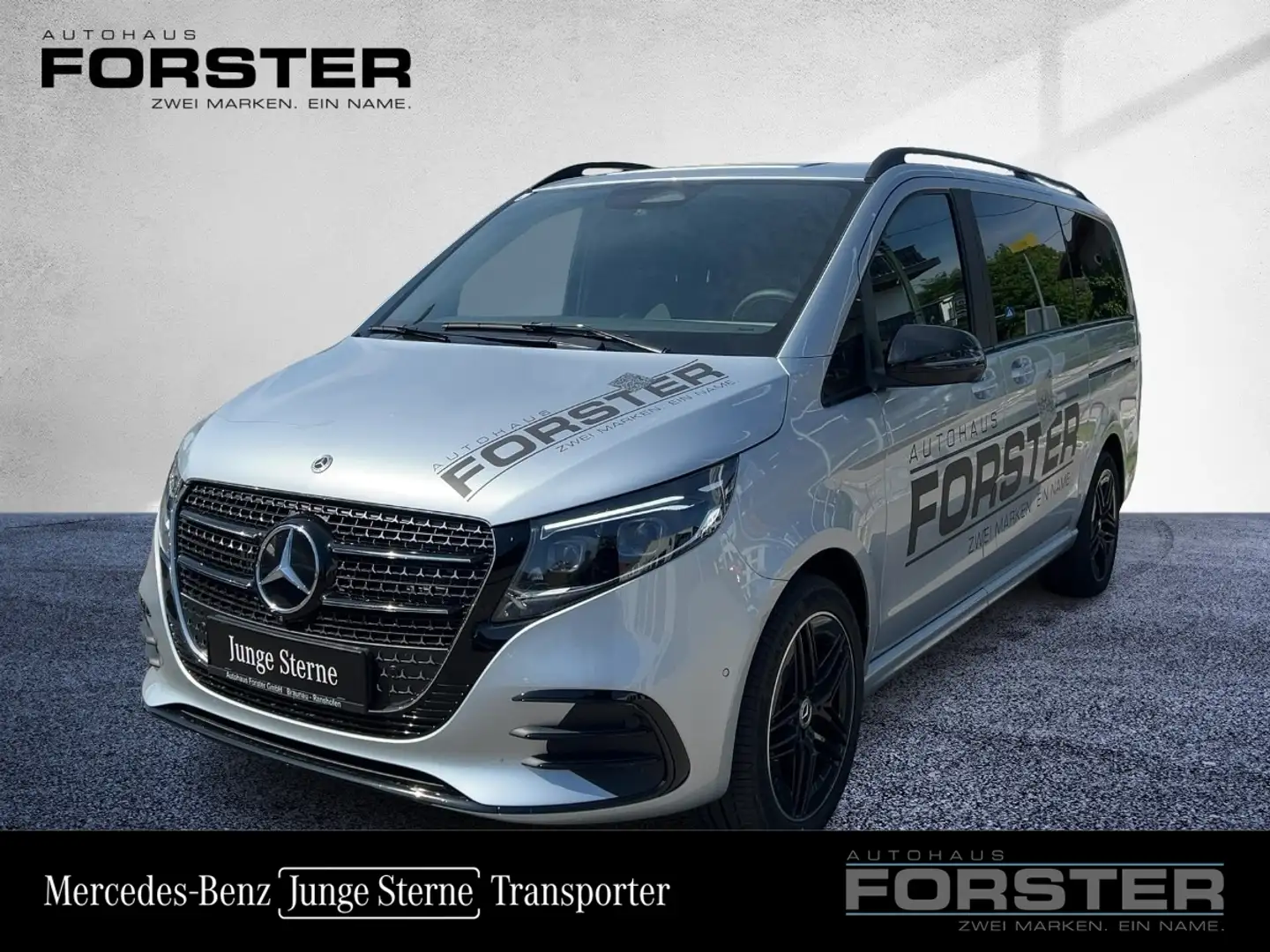 Mercedes-Benz V 300 d 4MATIC AVANTGARDE Lang AMG Night Stdhzg Silber - 1