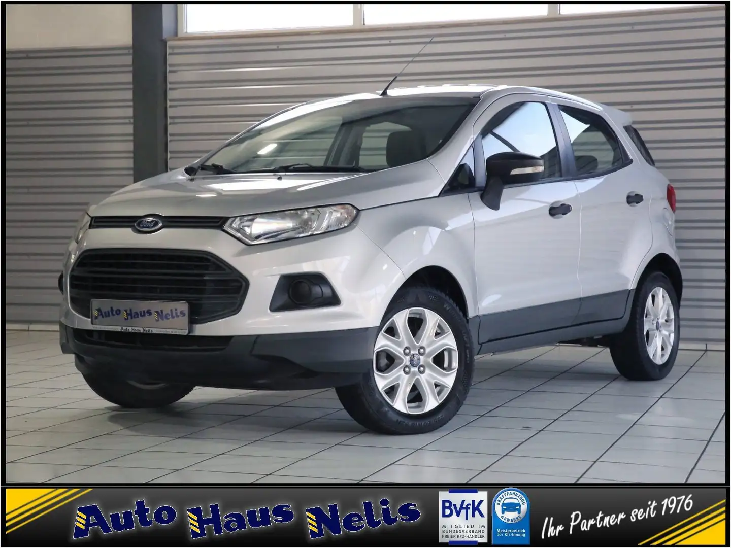 Ford EcoSport 1,5 Ti-VCT Autom. Allwetter RadioCD AUX Silver - 1