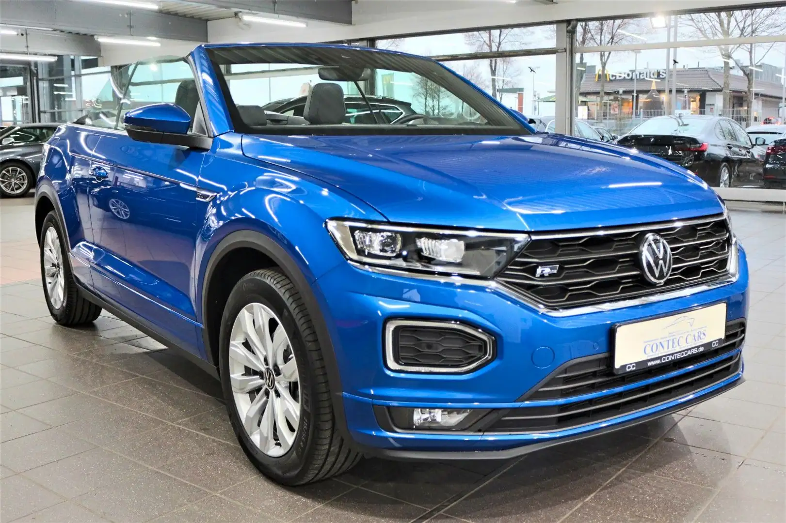 Volkswagen T-Roc Cabrio R-Line 1.5TSI ACC+LED+Klima 2 Zonen Bleu - 2