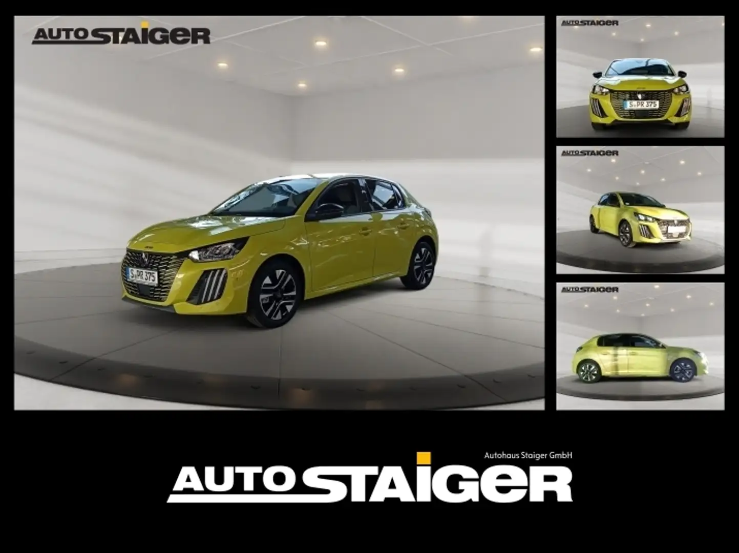 Peugeot 208 Allure 100 LED*SHZ*Klimaautomatik*PDC* Gelb - 1