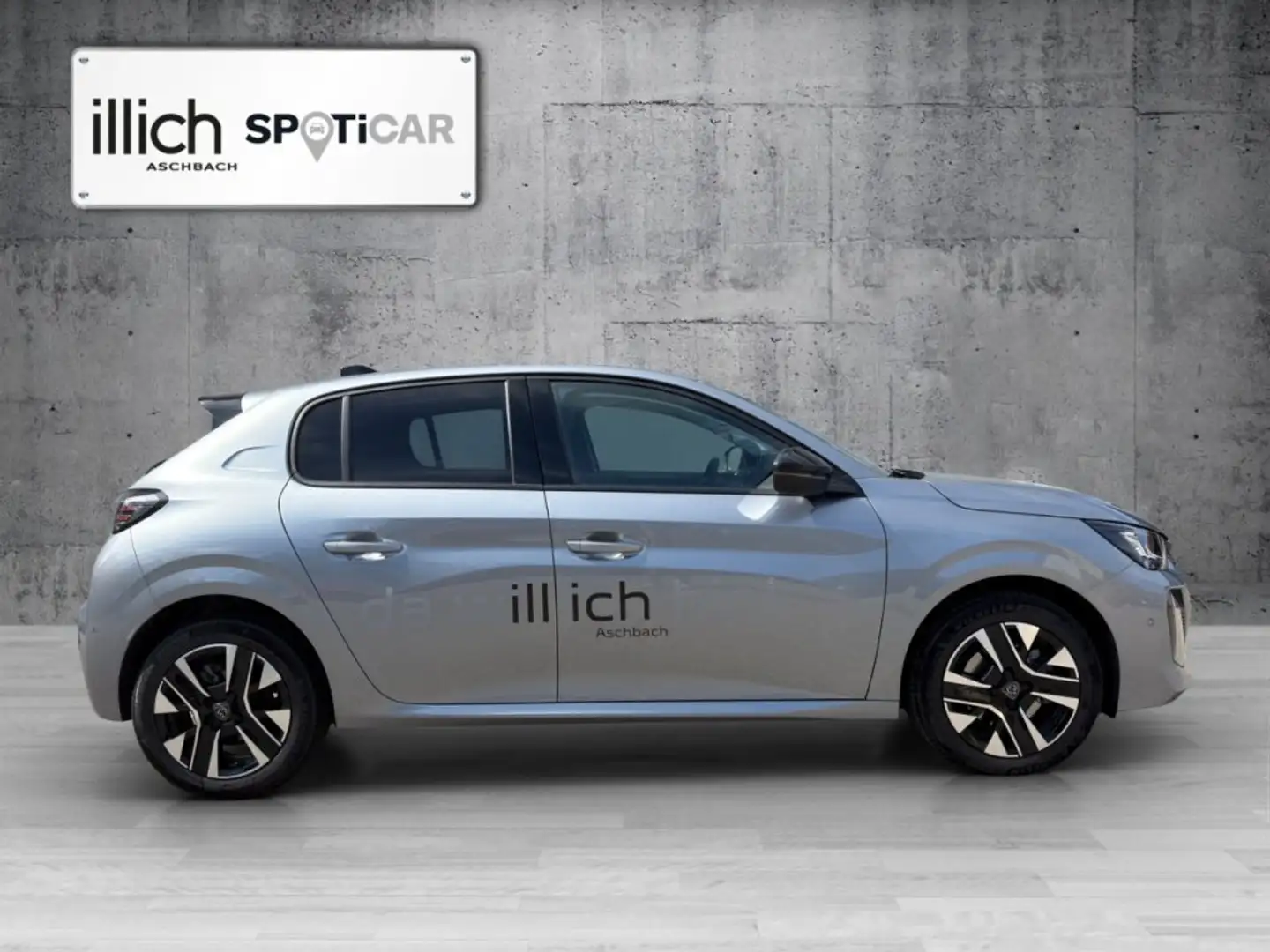 Peugeot 208 ALLURE Hybrid 110 e-DCS6 Grau - 2