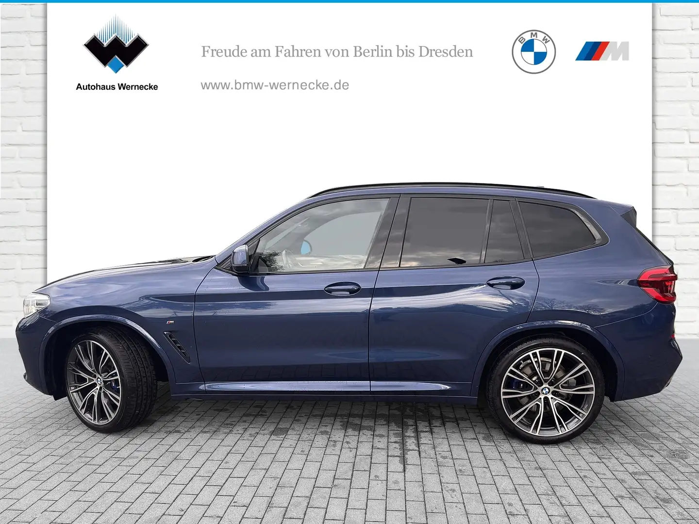 BMW X3 M 40d ZA Head-Up HK HiFi DAB LED WLAN AHK Blau - 2