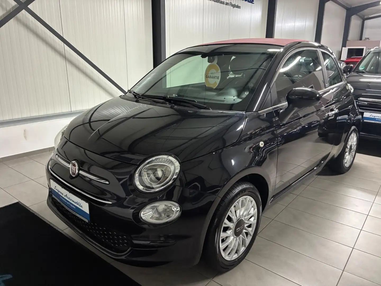Fiat 500C 1.2 8V Dualogic LOUNGE *NAVI/DAB/CARPLAY* Schwarz - 2
