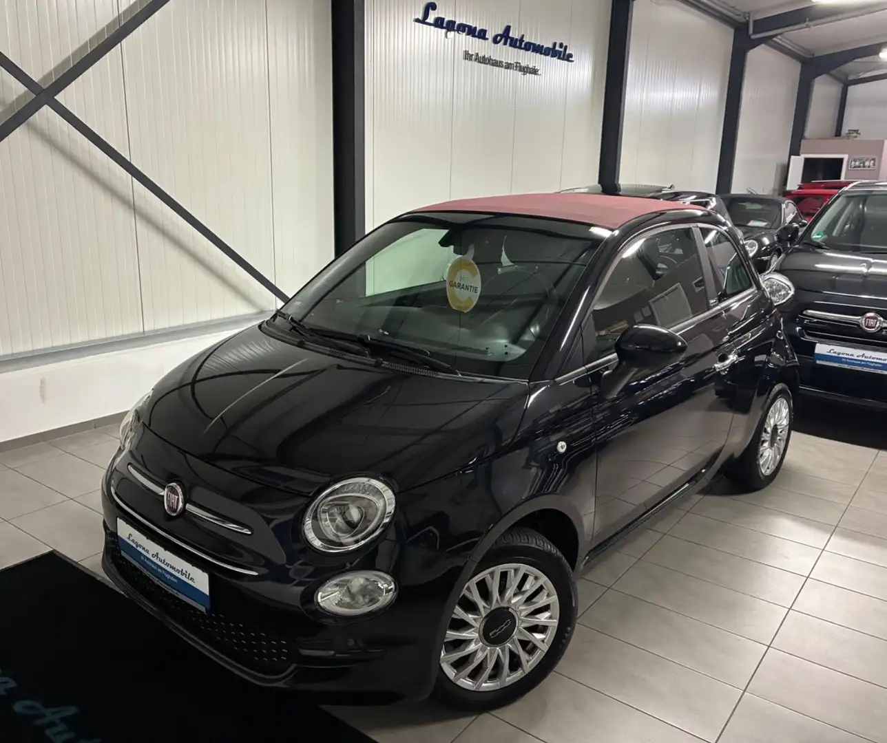 Fiat 500C 1.2 8V Dualogic LOUNGE *NAVI/DAB/CARPLAY* Schwarz - 1