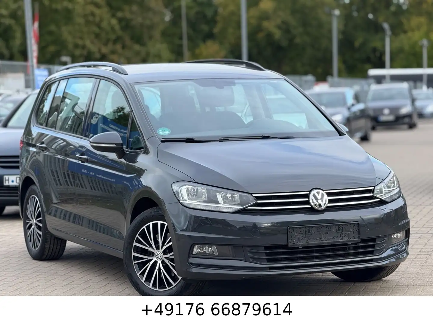 Volkswagen Touran 2.0 TDI Comfortline  /AHK/Navi/ACC 1Hand Grau - 1