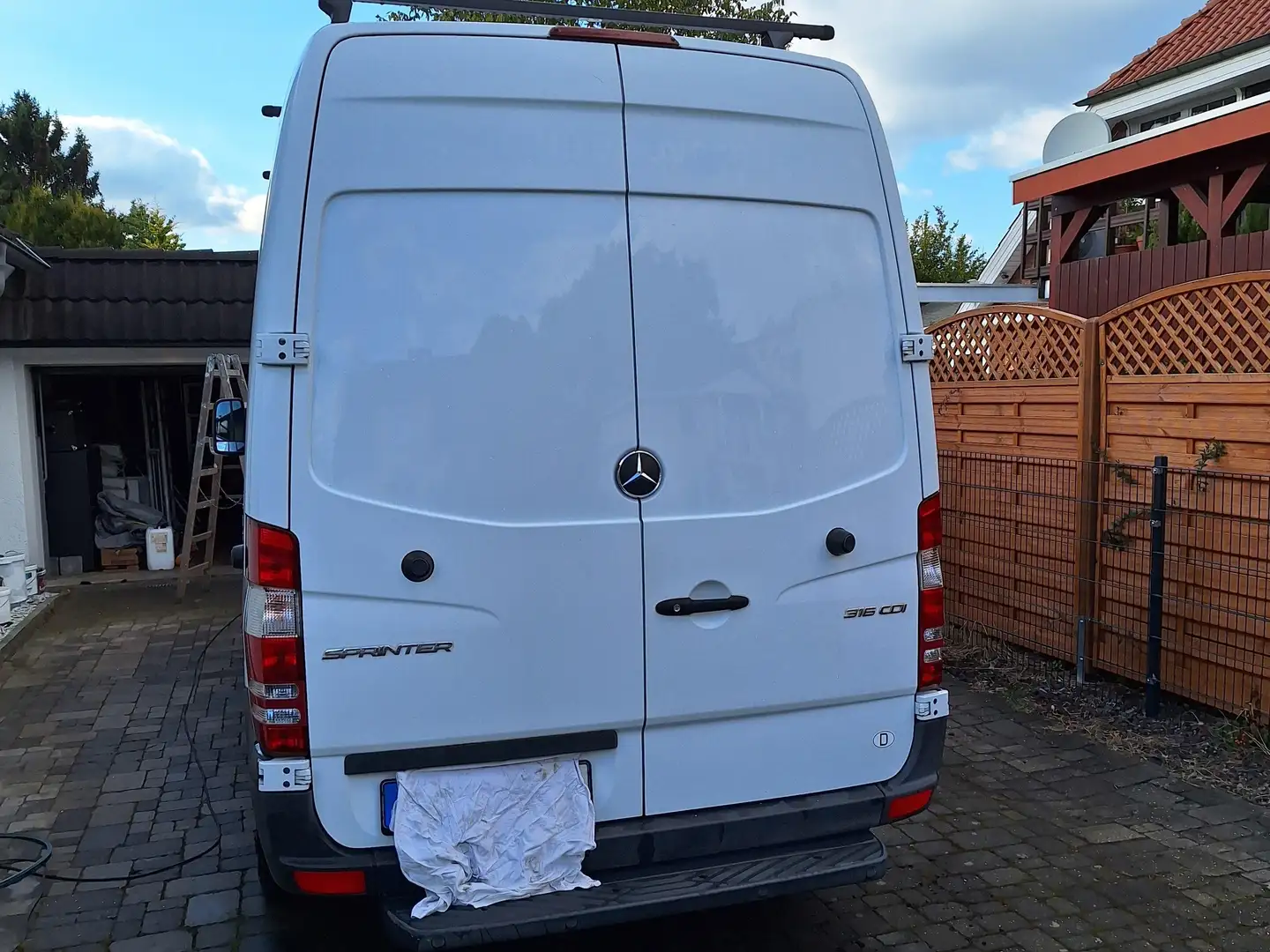 Mercedes-Benz Sprinter 316 CDI Mittel.Lang.Hochdach LKW Zul. 3,5 Tonnen Білий - 2