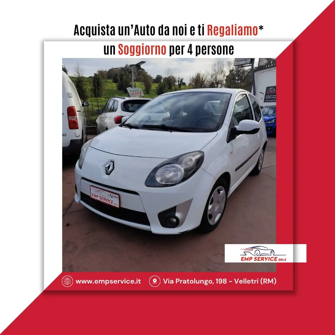 Renault Twingo 1.2 lev Dynamique CL 75cv Blanc - 1