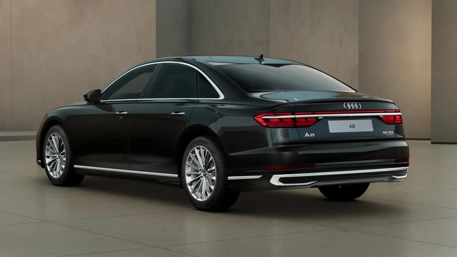 Audi A8 50 TDI quattro, Pano, B&O, Standheizung, Head-Up, Schwarz - 2